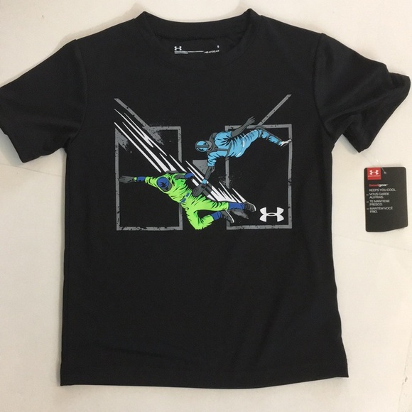 🔹NWT Under Armour Heatgear Tee boys 5 - Picture 1 of 3